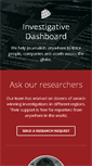 Mobile Screenshot of investigativedashboard.org